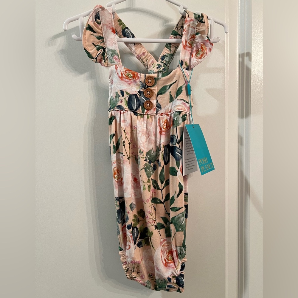 Posh Peanut Bubble Romper 6-12M